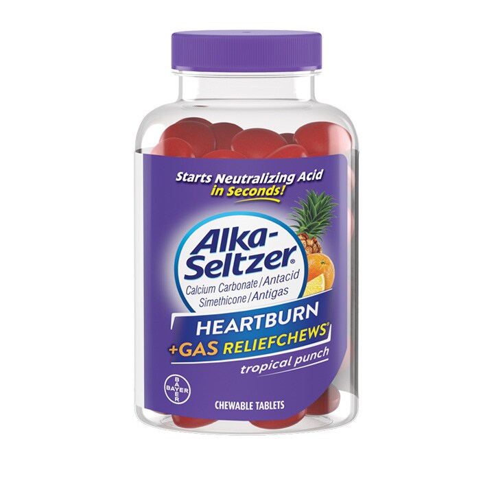 Indigestión, Gas, Acidez ReliefChews | Alka-Seltzer®