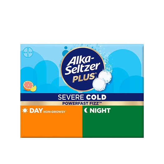 Alka-Seltzer Plus® Severe Cold PowerFast Fizz™ Effervescent Tablets Day & Night