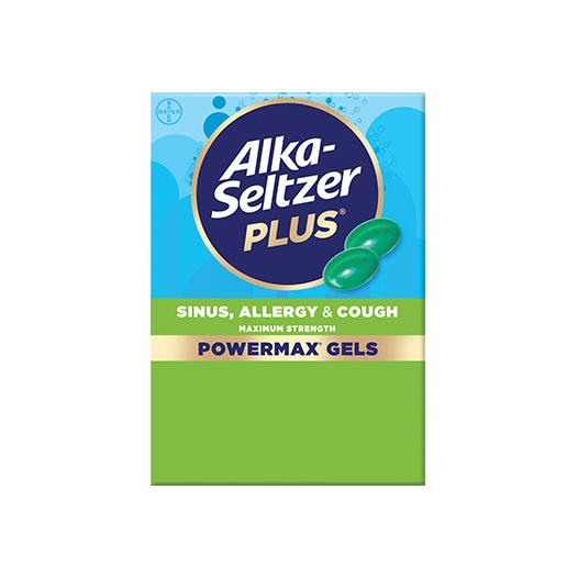 Alka-Seltzer Plus® Sinus, Allergy & Cough Maximum Strength PowerMax® Gels 